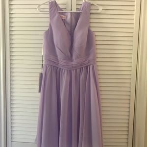 Lilac knee length dress